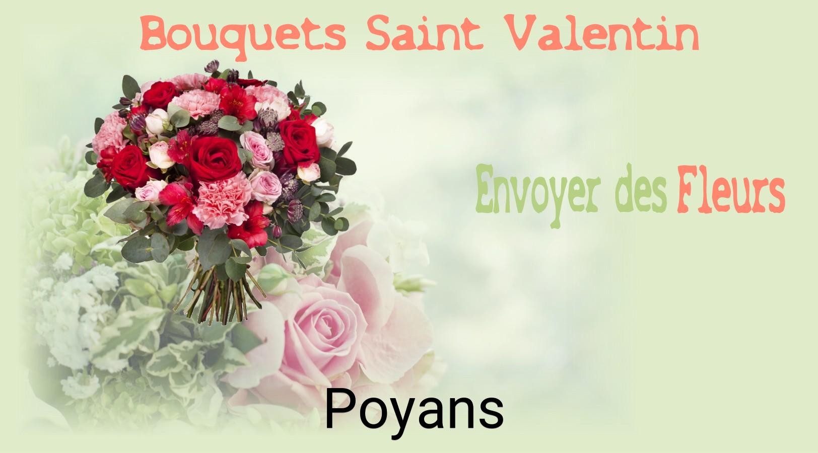 Roses de Saint-Valentin livrées à Poyans